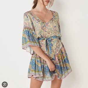 Spell Oasis Mini Dress Opal